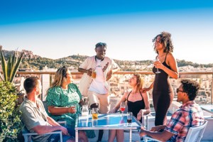 London to Santorini